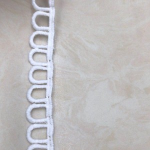 6 # ren lụa sữa ， Polyester / nylon nylon lace ren bông