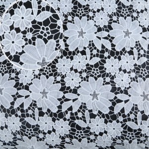 Vải ren nguyên chất thêu ren polyester vải, lụa sữa, ren.Polyester / Ren nylon lace bông ren